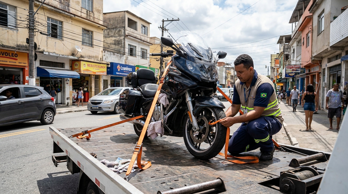Remoção de Moto em Pane em Vila Velha‑ES